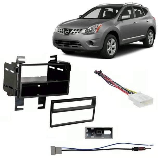 95-7425 Double Din Radio Install Dash Kit & Wires for Rogue Car Stereo Mount 95-7425 Double Din Radio Install Dash Kit & Wires for Rogue Car Stereo Mount